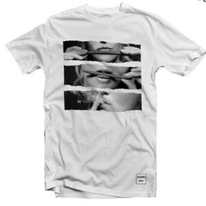 PLAYBOY by RYOT WHITE ROLLER GIRL Graphic T-Shirt